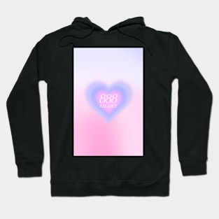 Angel Number 888 Heart Aura Hoodie